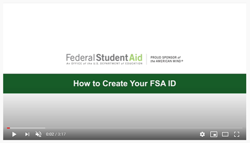 Cómo crear su FSA ID
